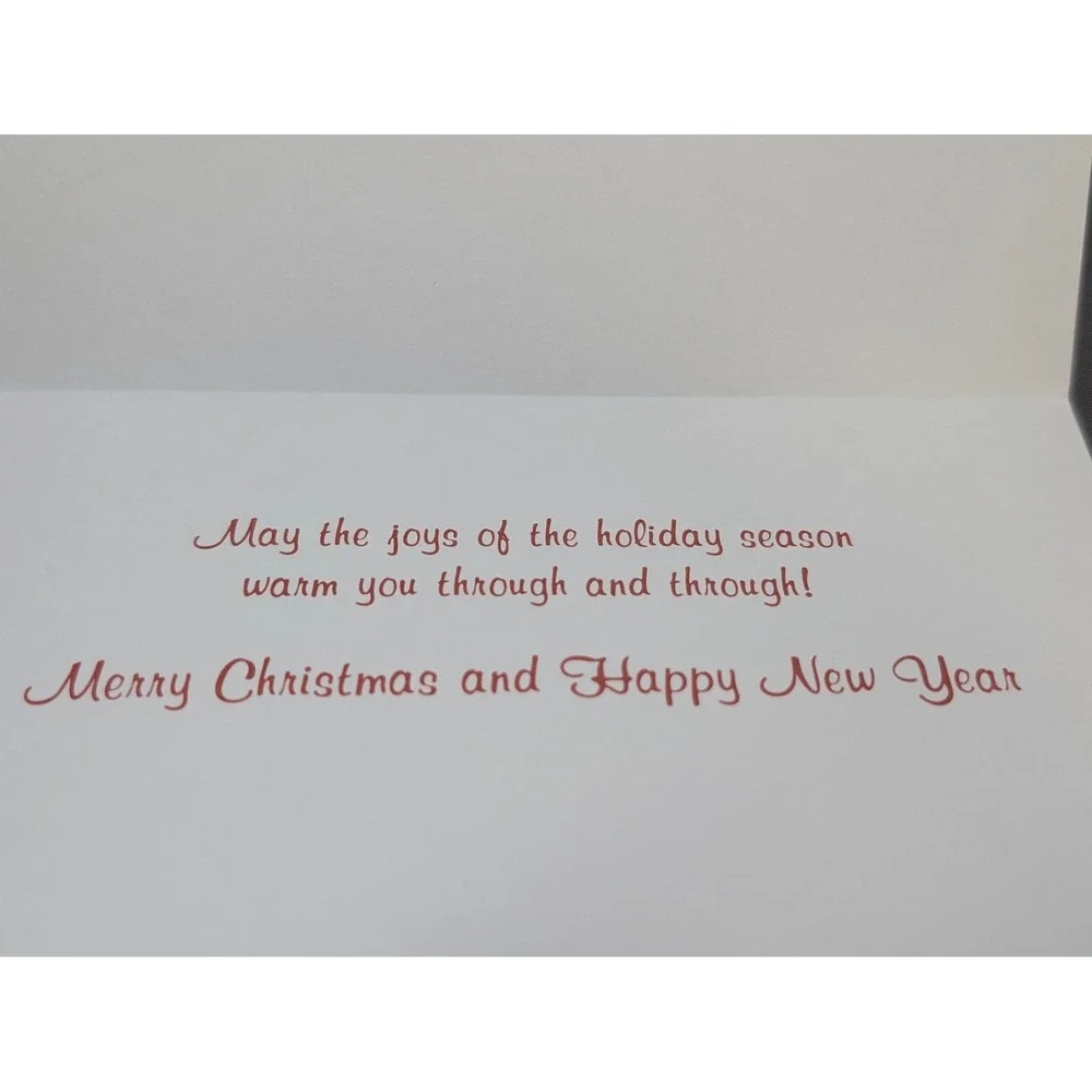 Leanin Tree C72004 Pig Bulldog Christmas Cards 8 with Envelopes Partial Box
